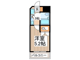 クレ－ル霧が丘の物件間取画像